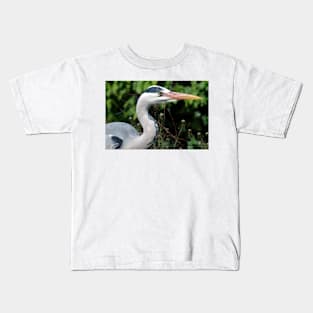 Grey Heron Ardea cinerea Kids T-Shirt